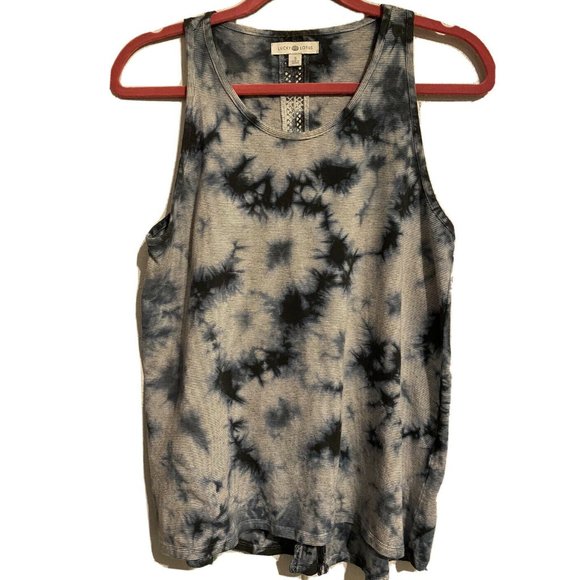 Lucky Brand Tops - Lucky Lotus S Open Back Yoga Tank Tie Dye